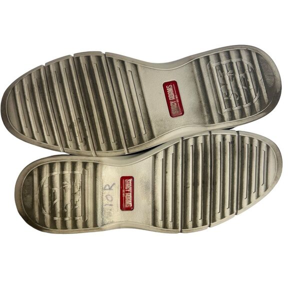 Stacy Adams Synchro Plain Toe Elastic Lace Up‎ Casual Shoes Size 8.5 M Black - Picture 10 of 12